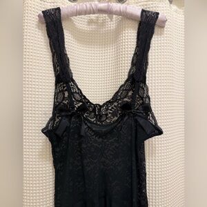 Vintage Victoria’s Secret Black Lace Lingerie Dress – Size Medium